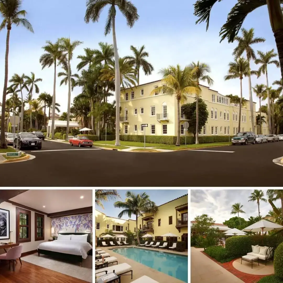 The Brazilian Court Hotel sticks out amongst luxurious lodges in Boca Raton and Palm Beach