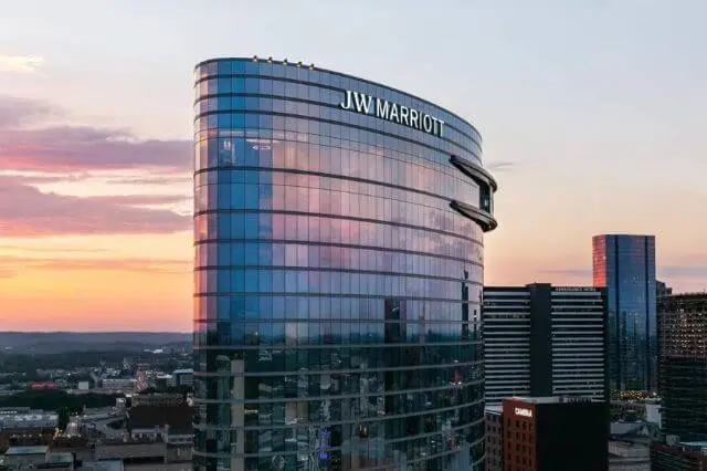 JW Marriott Nashville exterior with city views