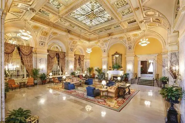 The Hermitage Hotel in Nashville, a premier luxury hotel in Tennessee